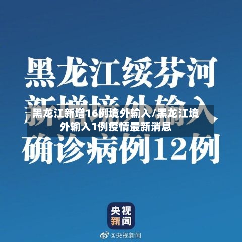 黑龙江新增16例境外输入/黑龙江境外输入1例疫情最新消息-第1张图片