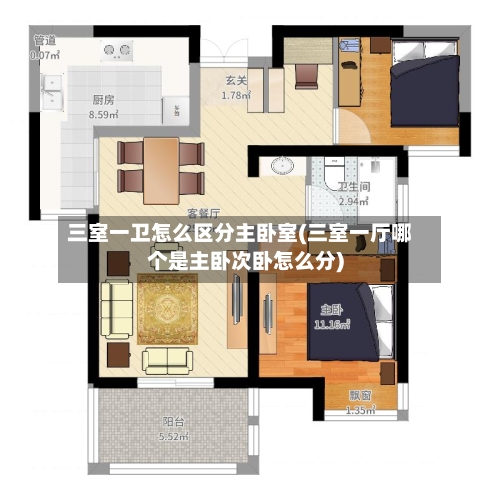 三室一卫怎么区分主卧室(三室一厅哪个是主卧次卧怎么分)-第2张图片